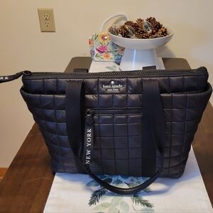 Kate Spade Camden Quilted Medium Tote Black